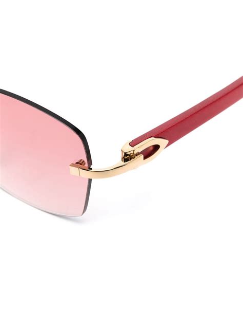 cartier glasses red|cartier rimless glasses.